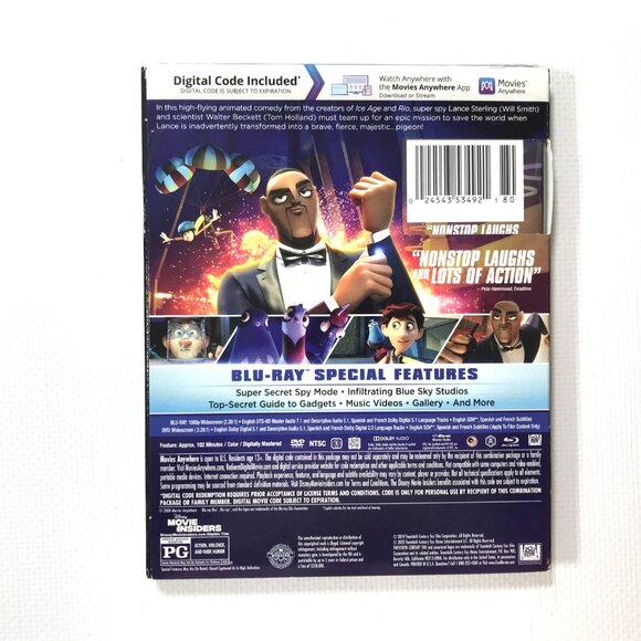 Disney Spies In Disguise Blue-Ray DVD - Picture 2 of 3